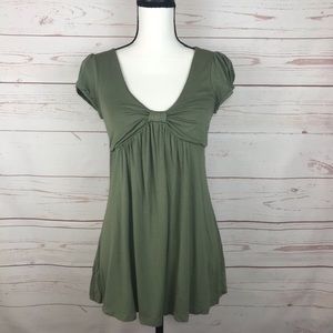 Lia Lee Green Maternity Top (M 0209)